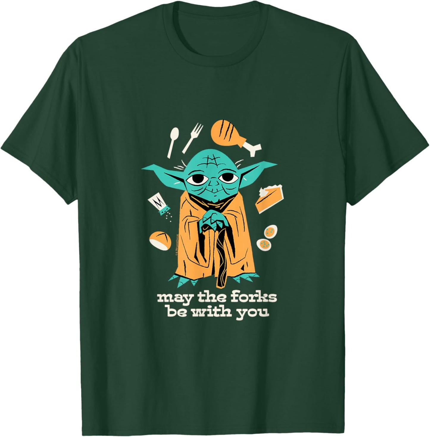 Star Wars Classic - May The Forks Be With You T-Shirt - T-Shirt | Forest