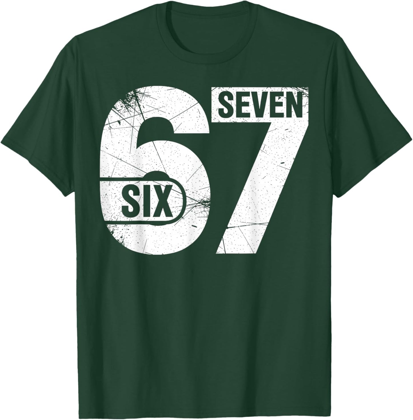Six Seven 67 Funny Meme T-Shirt - T-Shirt | Forest