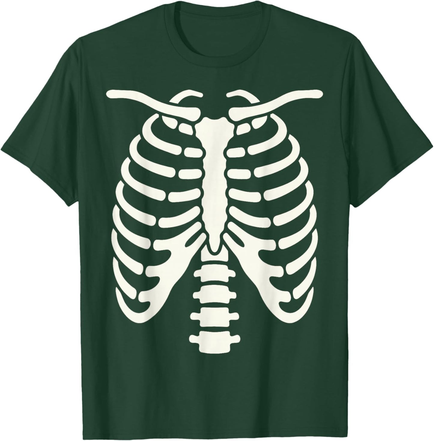 Skeleton Body Halloween Costume Bones Radiology Tech T-Shirt - T-Shirt | Forest