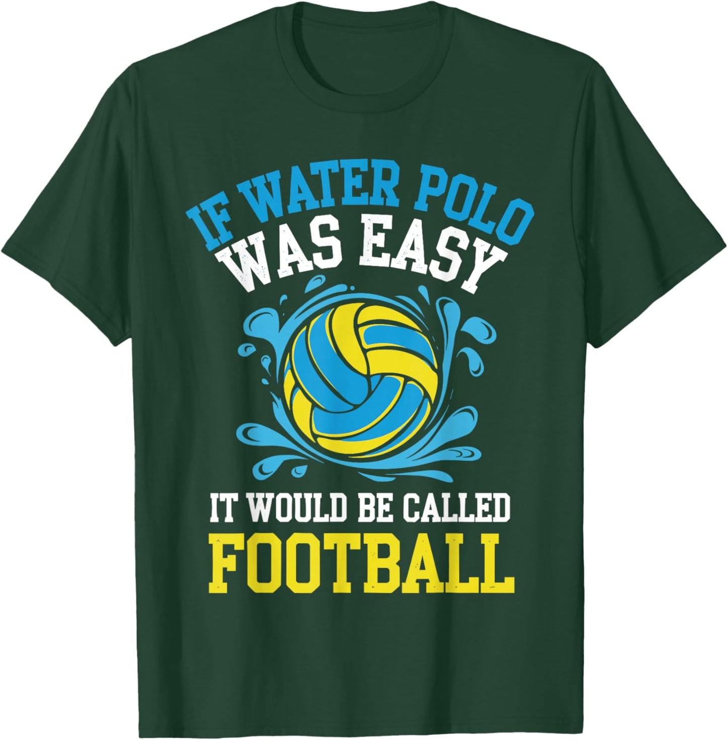 Water Polo Art Women Water Polo Player Waterpolo T-Shirt - T-Shirt | Forest