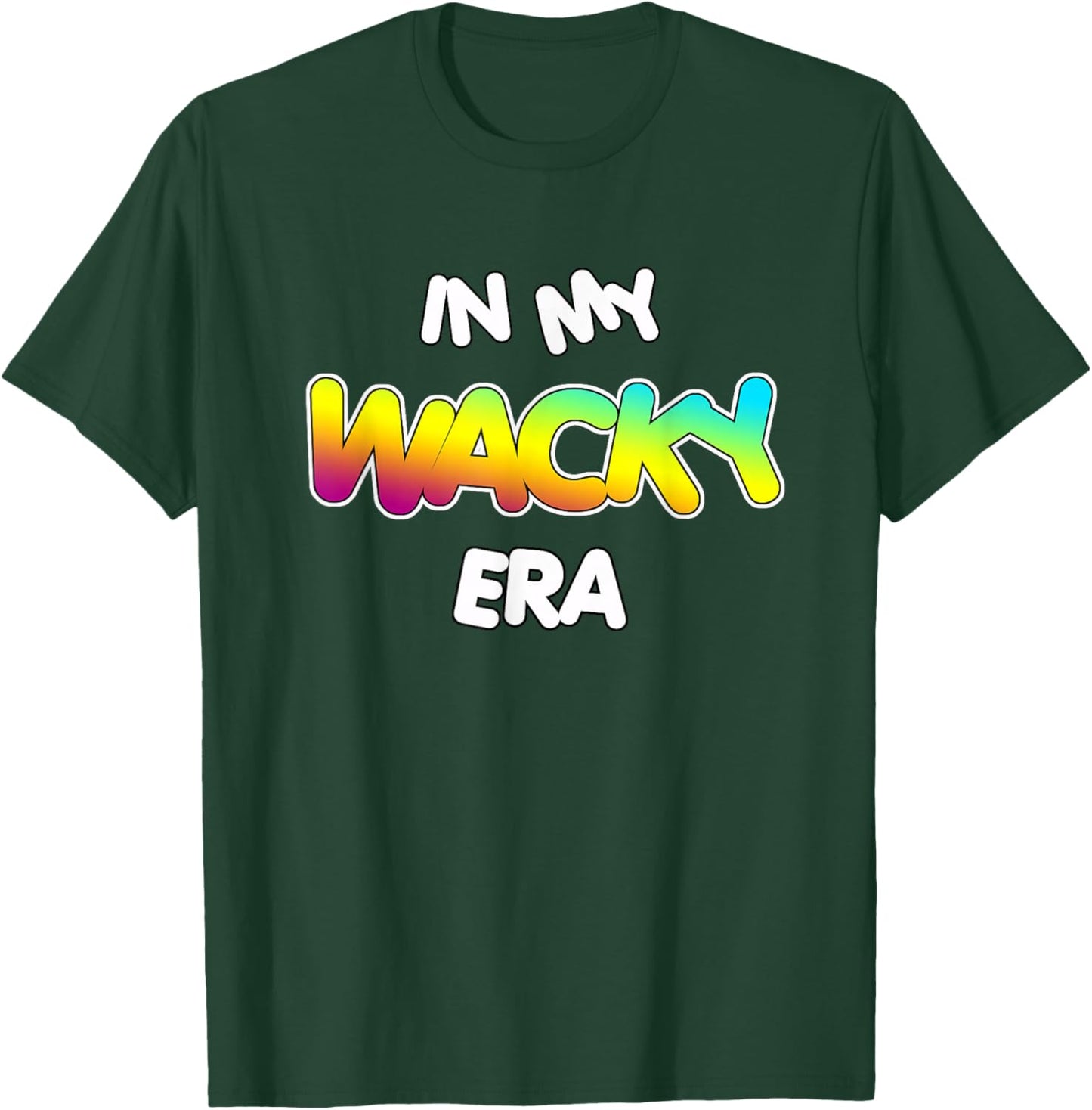in My Wacky Era Kids and Teachers | Mismatch Day Spirit Week T-Shirt - T-Shirt | Forest