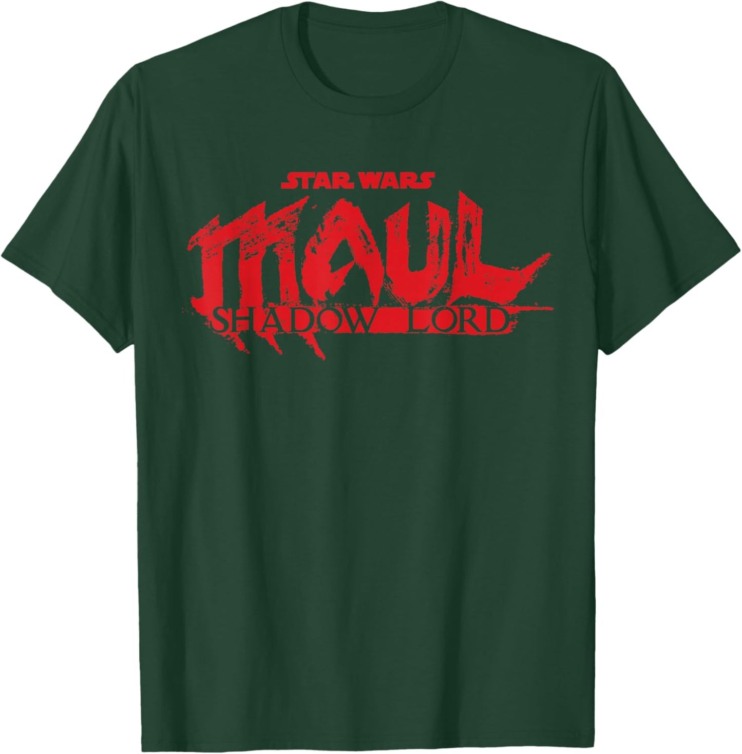 Star Wars Maul Shadow Lord Series Official Big Chest Logo T-Shirt - T-Shirt | Forest