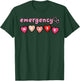 Valentines Day Emergency Nurse ED ER Scrub Top Women Men T-Shirt - T-Shirt | Forest