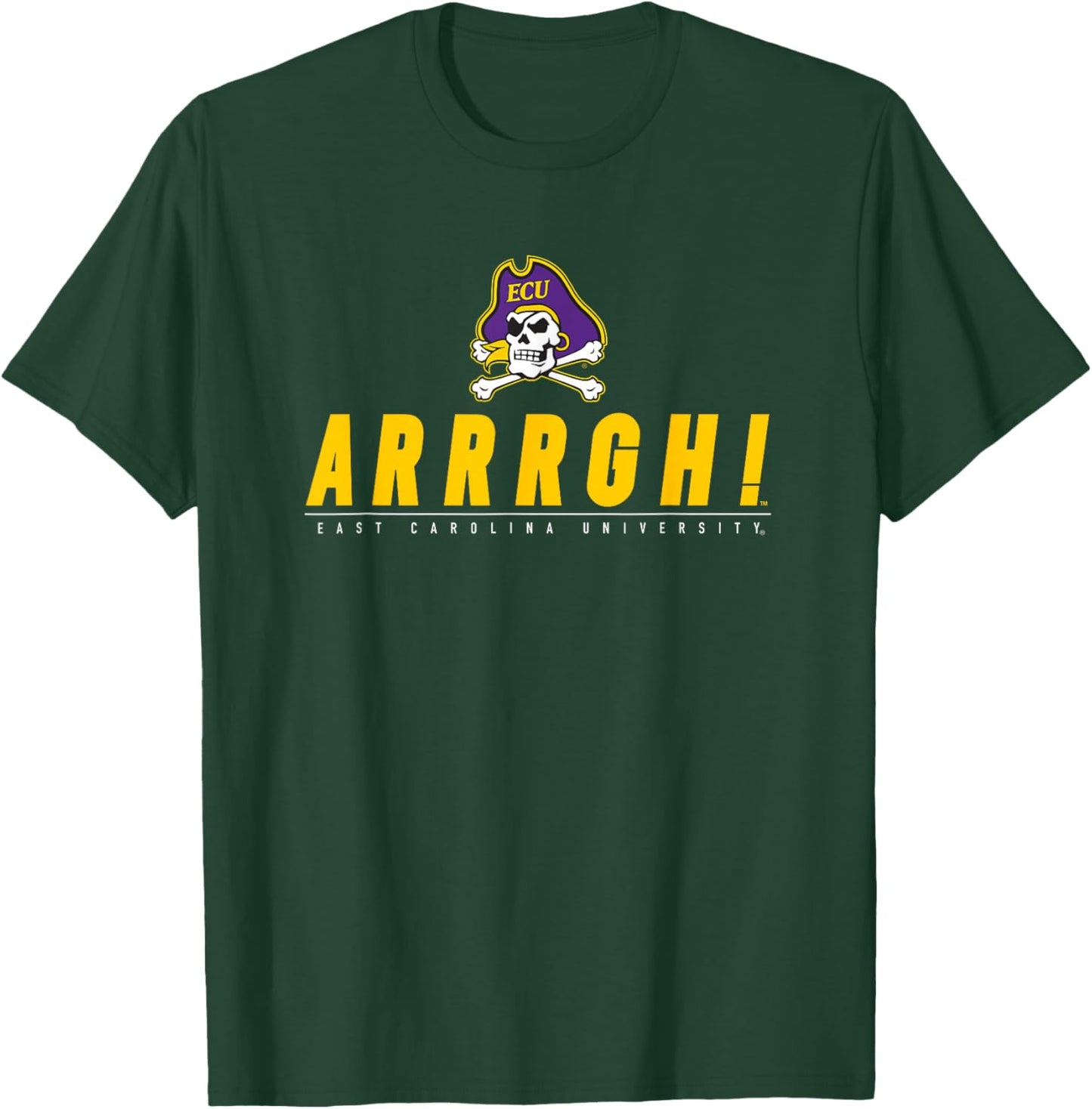 East Carolina University ECU Pirates School Spirit T-Shirt - T-Shirt | Forest