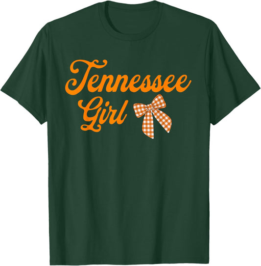Tennessee Kids Tween Orange Script State Pride Design T-Shirt - T-Shirt | Forest