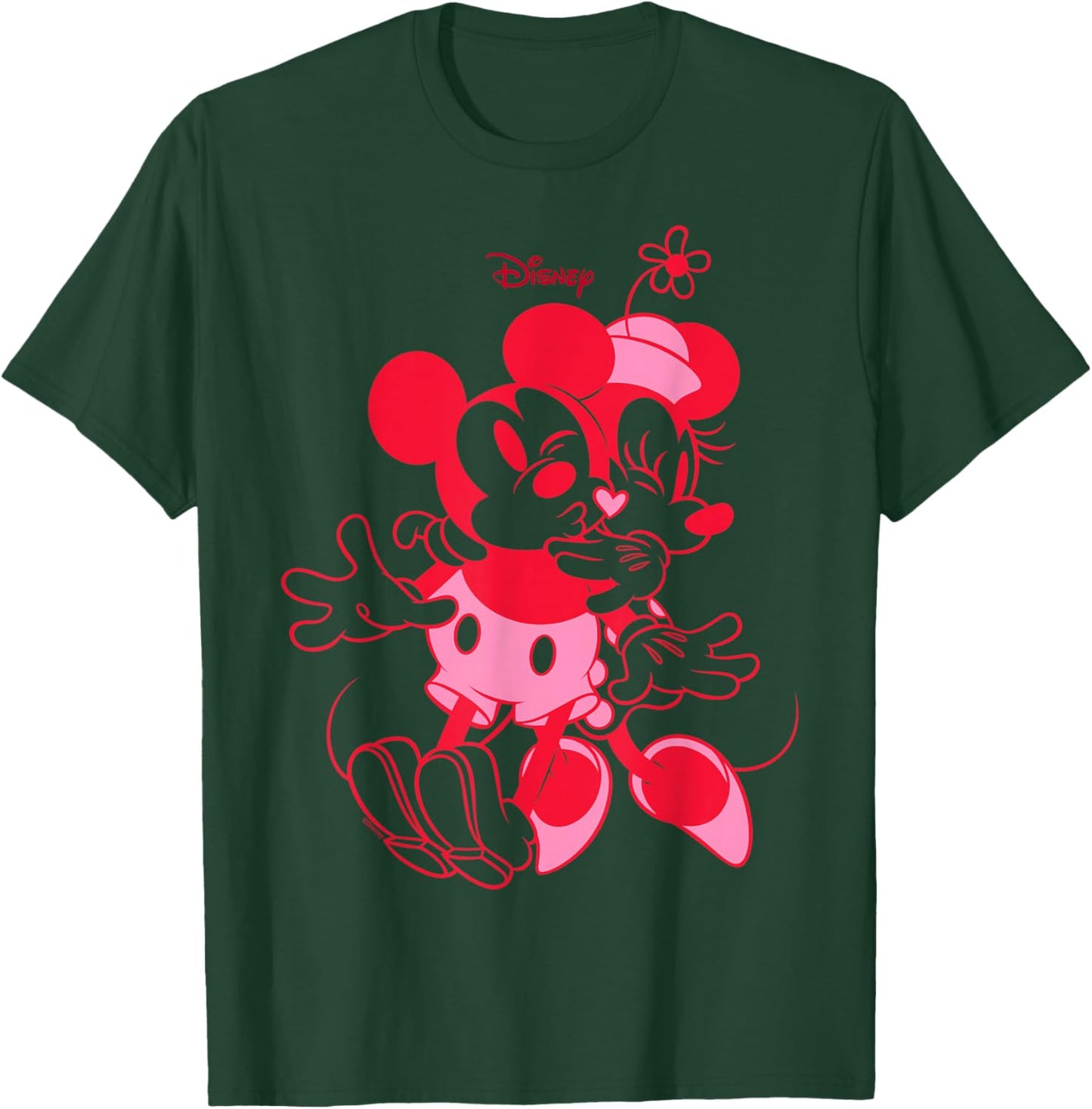 Disney Mickey and Friends Minnie Lovers Heart T-Shirt - T-Shirt | Forest