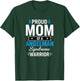 Proud Mom of an Angelman Syndrome Warrior Awareness T-Shirt - T-Shirt | Forest
