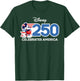 Disney Celebrates America 250 Mickey Mouse 4th of July USA T-Shirt - T-Shirt | Forest