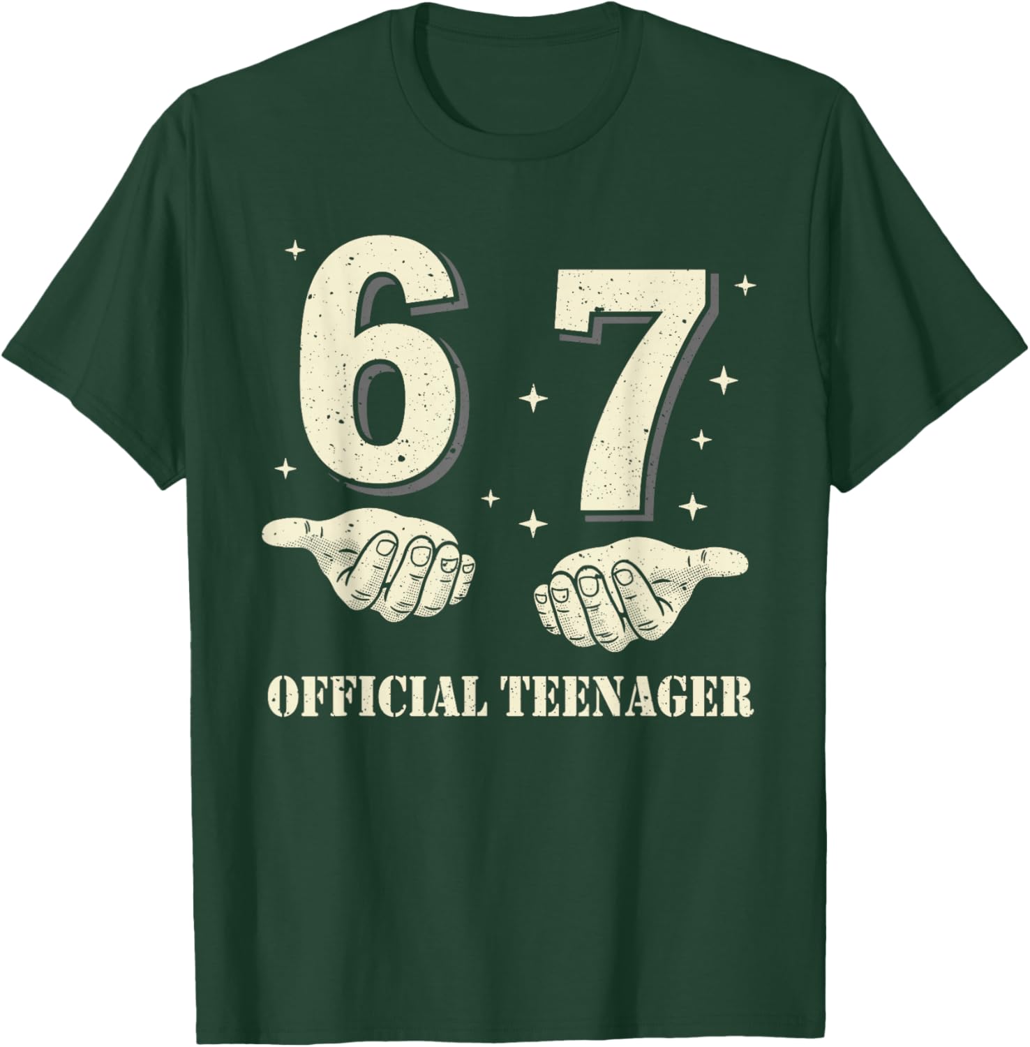 6+7 Year Old Boys Girls Teenager 13th Birthday Funny 67 T-Shirt - T-Shirt | Forest