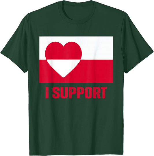 Denmark Greenland Flag is Not for Sale Support Danish Design T-Shirt - T-Shirt | Forest