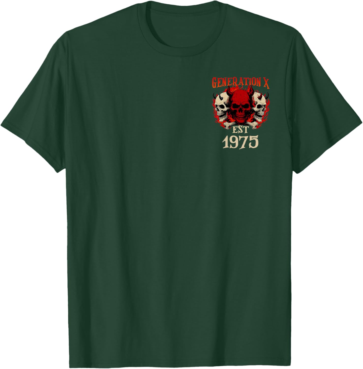 (2 Sided) Gen X 1975 One Day I'm Gonna Just Say Fuck It All T-Shirt - T-Shirt | Forest