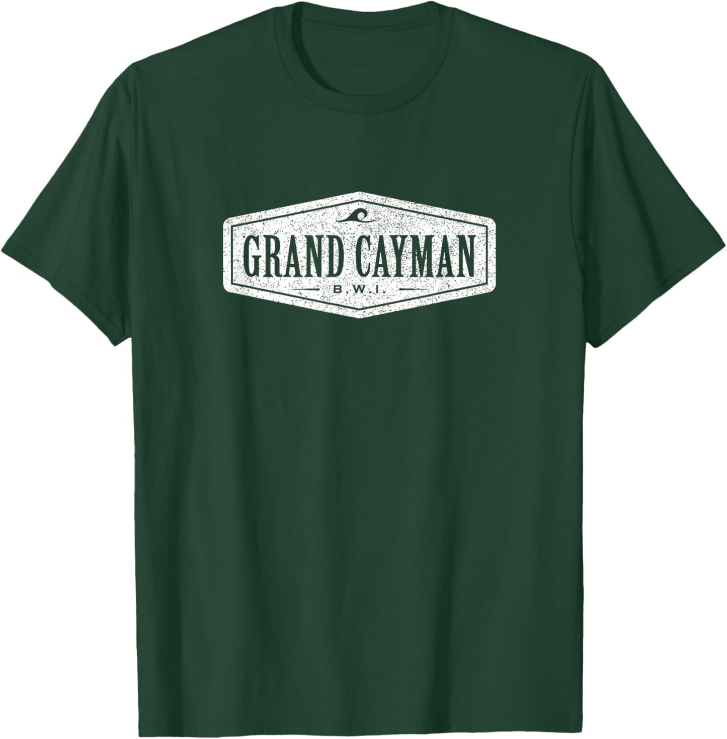 Retro Grand Cayman Islands 1503 Vintage Vacation Souvenir T-Shirt - T-Shirt | Forest