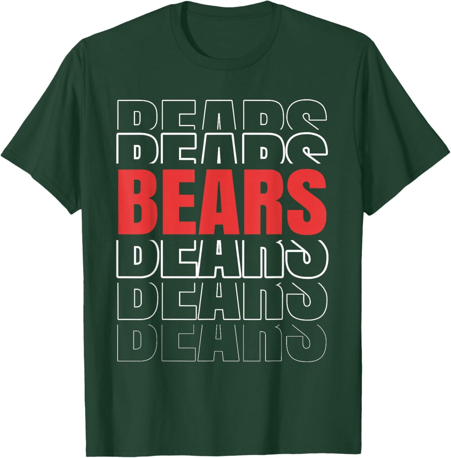 Retro Bear's Shirt Women Boys Girls Kids T-Shirt - T-Shirt | Forest