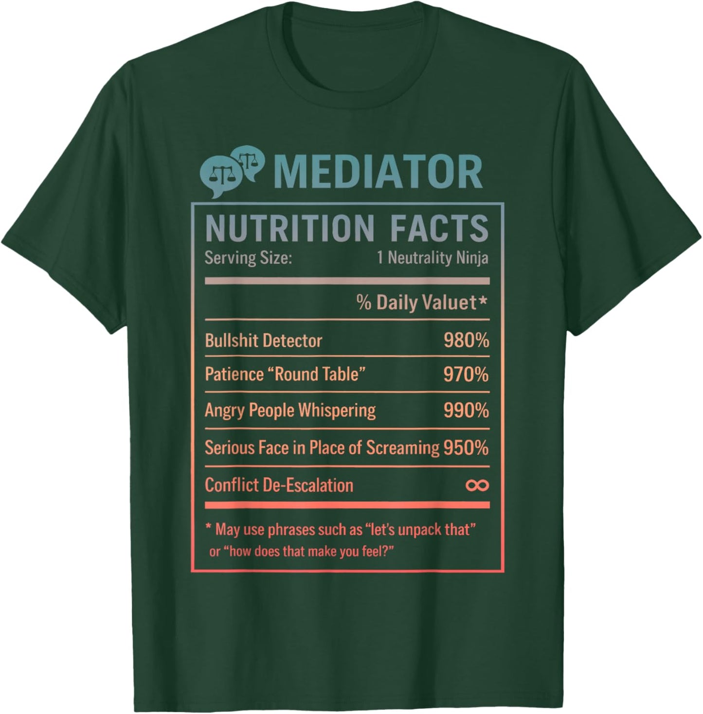 Mediator T-Shirt - T-Shirt | Forest