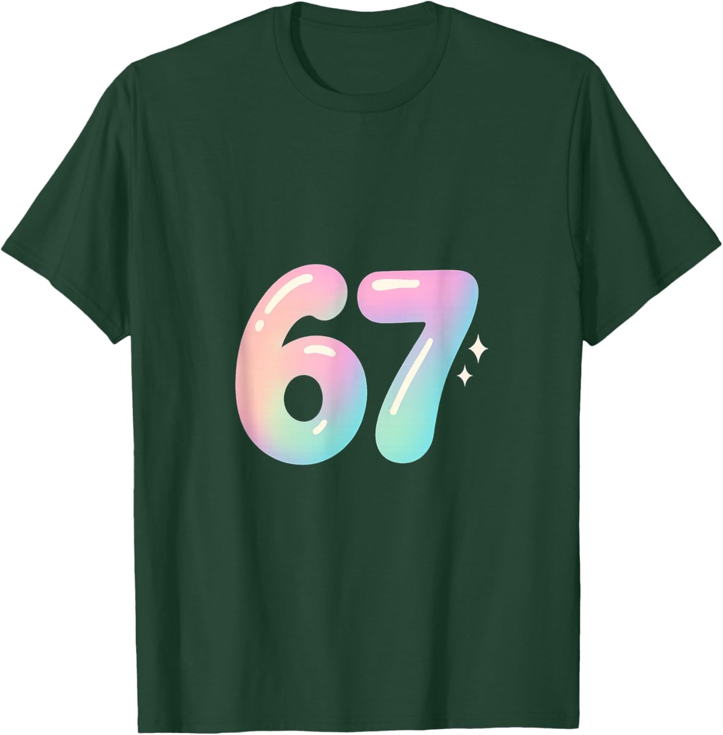 67 Aura Energy Alpha Slang Internet Meme T-Shirt - T-Shirt | Forest