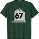 Halloween Number 6 7 Gravestone Costume T-Shirt - T-Shirt | Forest