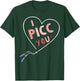 Picc Nurse Valentine S Day Cute Vday Heart Vat Team Vascular T-Shirt - T-Shirt | Forest
