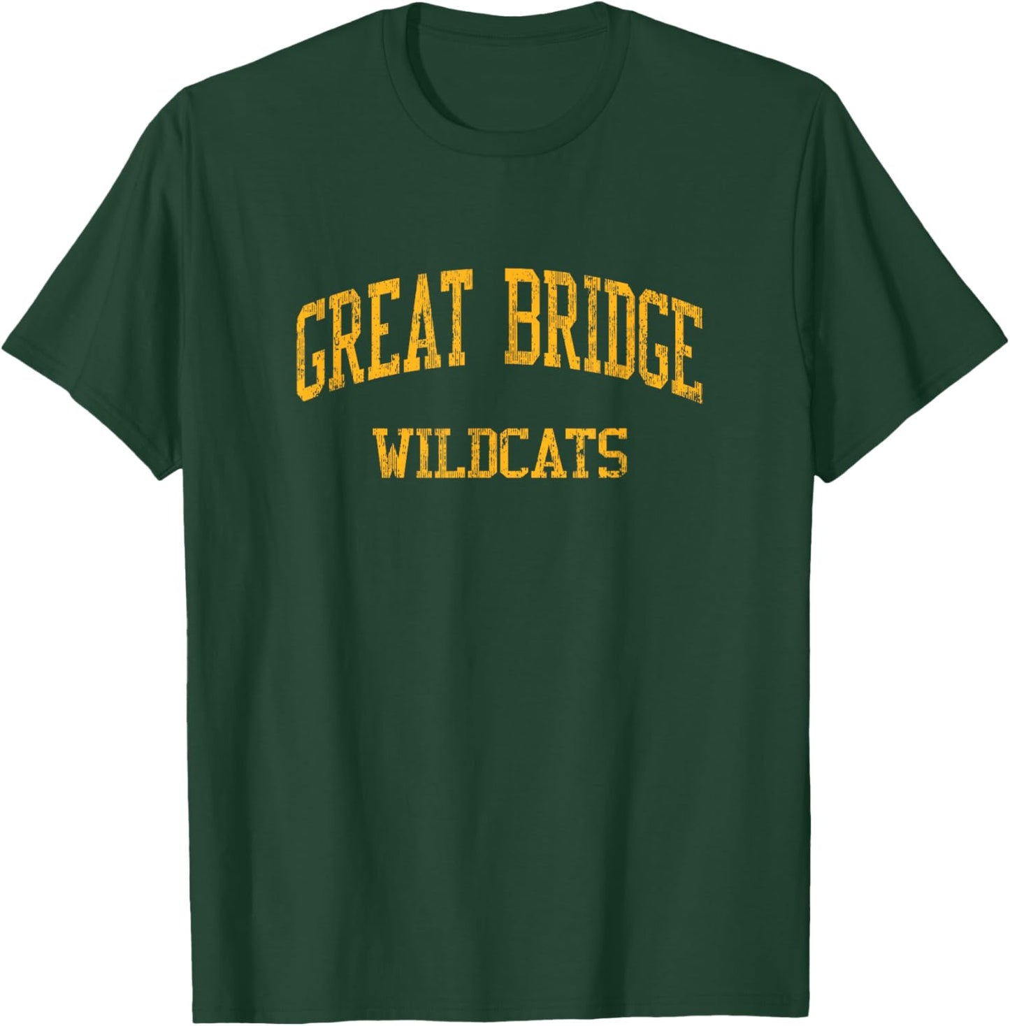 Great Bridge High School HS Chesapeake VA Vintage Sports T-Shirt - T-Shirt | Forest