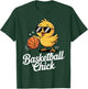 Basketball Chick Funny Cute Sports Girl Player T-Shirt - T-Shirt | Forest