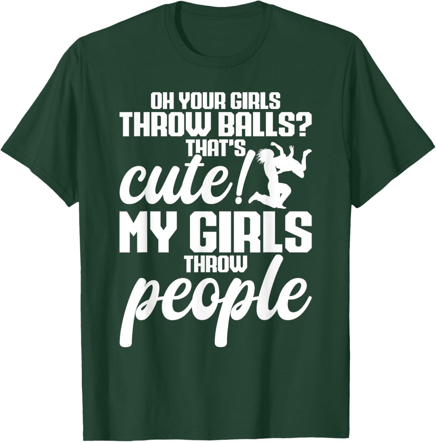 Girls Wrestling Training Women Girls Wrestling Coach T-Shirt - T-Shirt | Forest