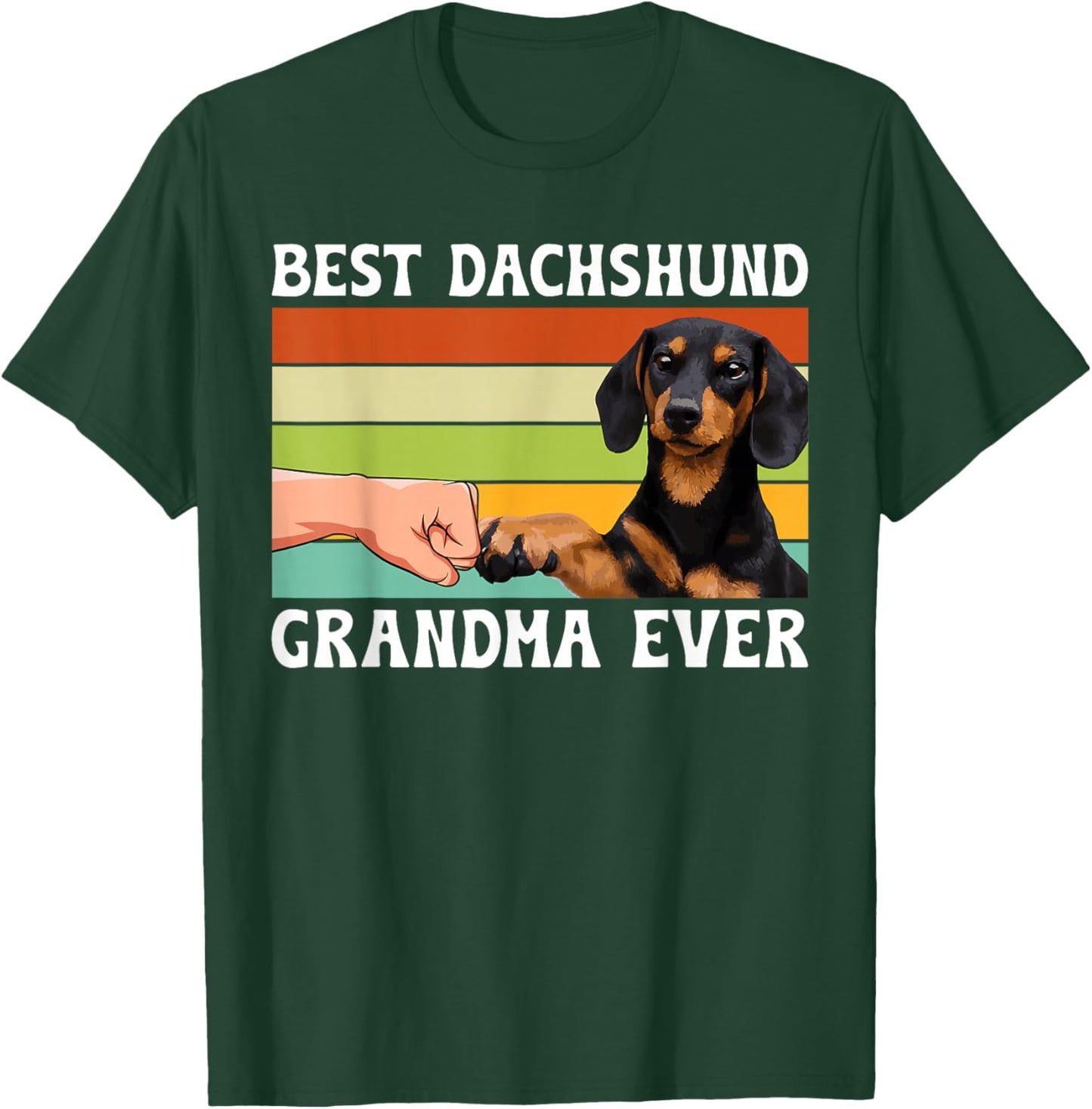 Best Dachshund Grandma Ever Dachshund Grandmother T-Shirt - T-Shirt | Forest
