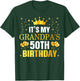 It's My Grandpa's 50th Birthday Happy Birthday 50 Years Old T-Shirt - T-Shirt | Forest