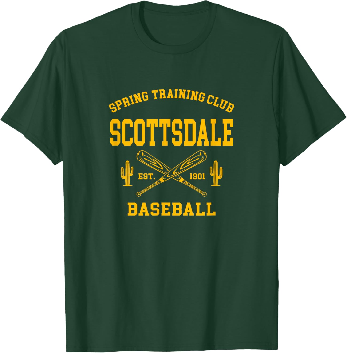 Spring Training Club Scottsdale Arizona Baseball T-Shirt - T-Shirt | Forest
