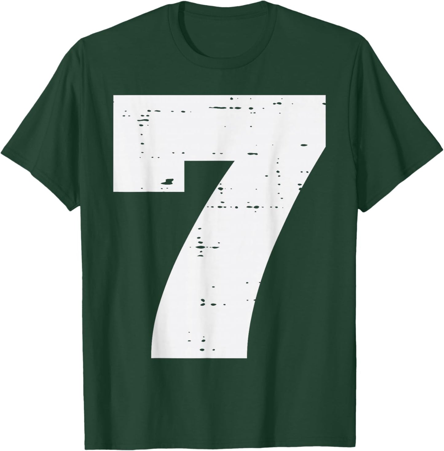 Number 7 Matching 67 Meme Halloween 7th Birthday Kids Boys T-Shirt - T-Shirt | Forest