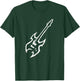 Minimalistic Mana Guitar Musician Fan Rock Band Name T-Shirt - T-Shirt | Forest