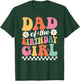 Groovy Dad of The Birthday Girl Family Matching Bday Party T-Shirt - T-Shirt | Forest