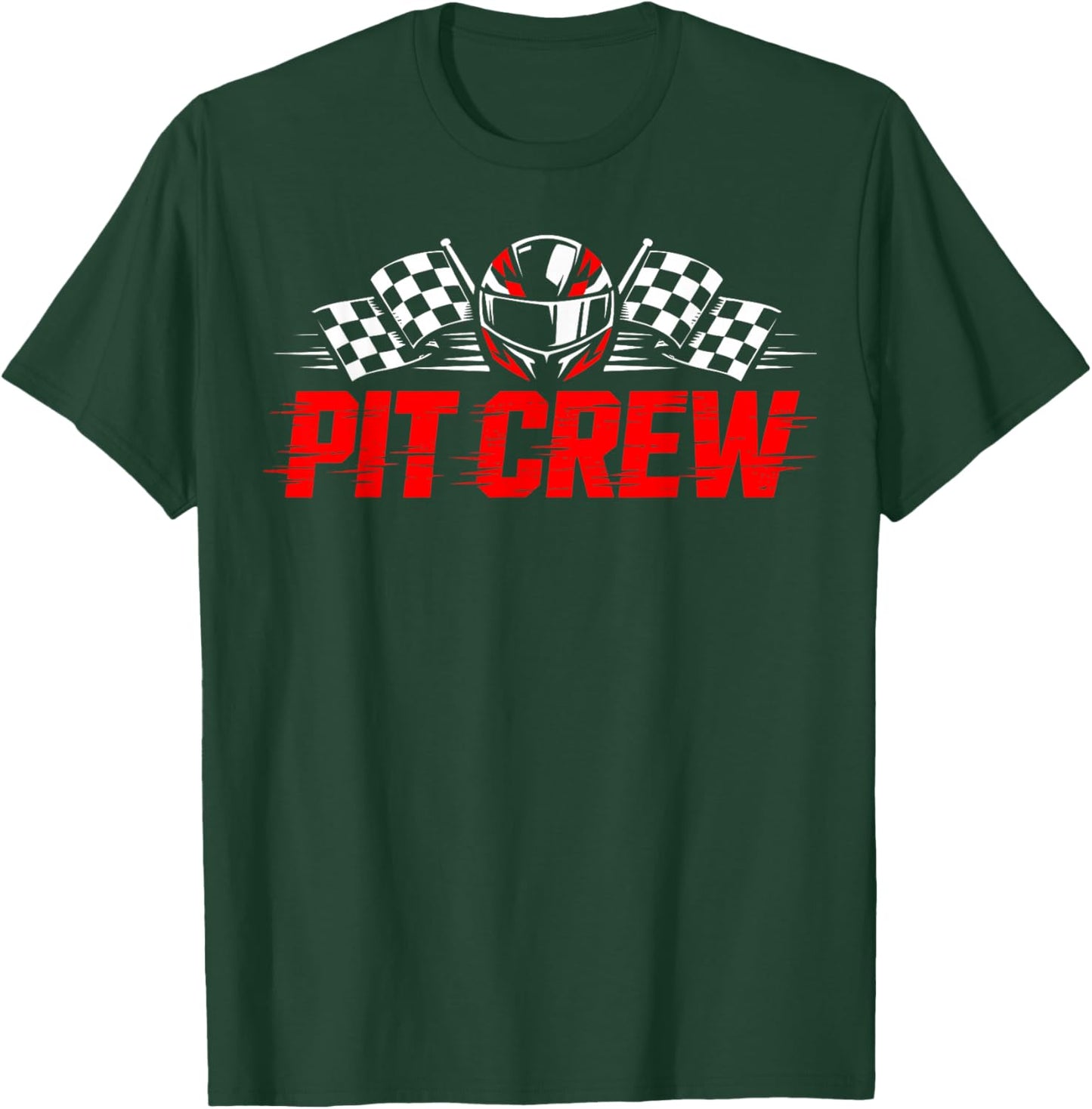 Pit Crew Birthday Party for Family Matching Race Car Racing T-Shirt - T-Shirt | Forest