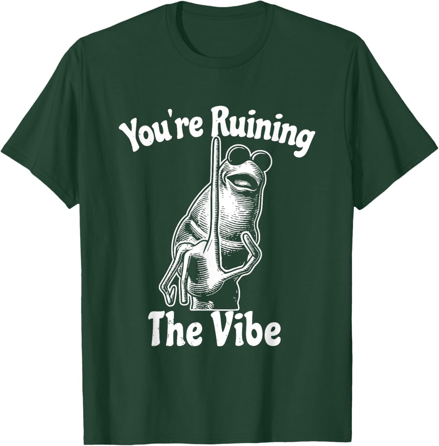 You're Ruining The Vibe Funny Marcus The Worm Meme T-Shirt - T-Shirt | Forest