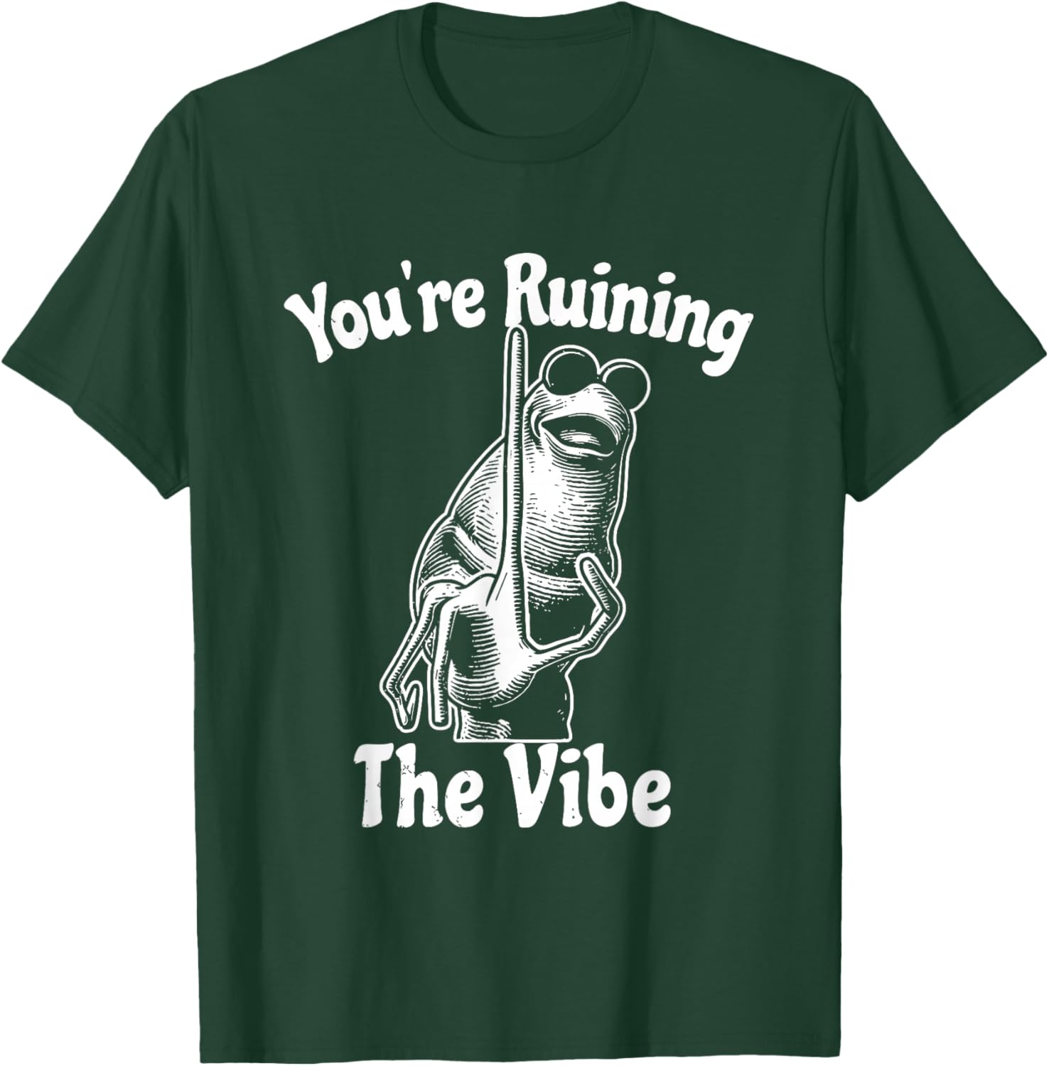 You're Ruining The Vibe Funny Marcus The Worm Meme T-Shirt - T-Shirt | Forest