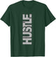 Grey Hustle Monochrome Color Graphic T-Shirt - T-Shirt | Forest