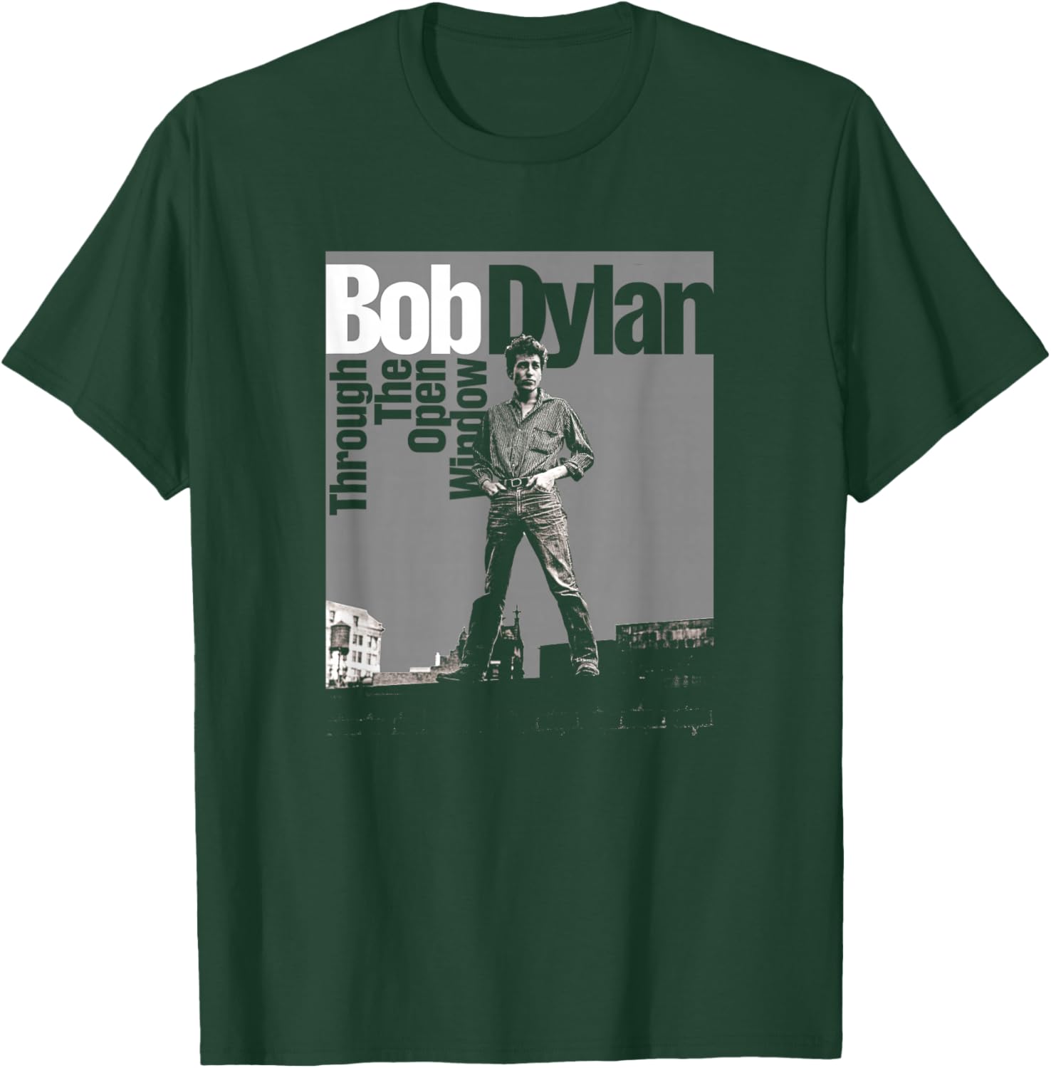 Official Bob Dylan Exclusive Through The Open Window T-Shirt - T-Shirt | Forest