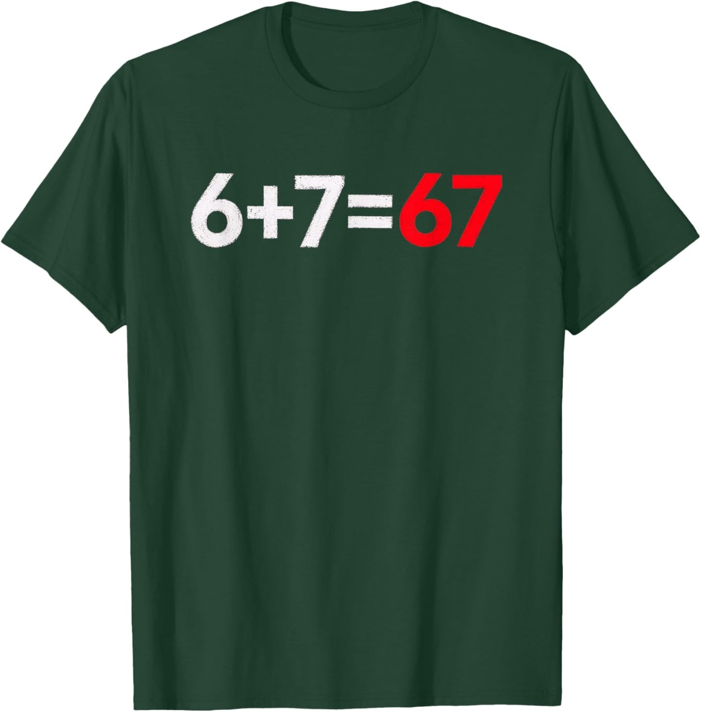 67 Shirt, Funny Shirts 67 Kid Meme six Seven Graphic T-Shirt - T-Shirt | Forest