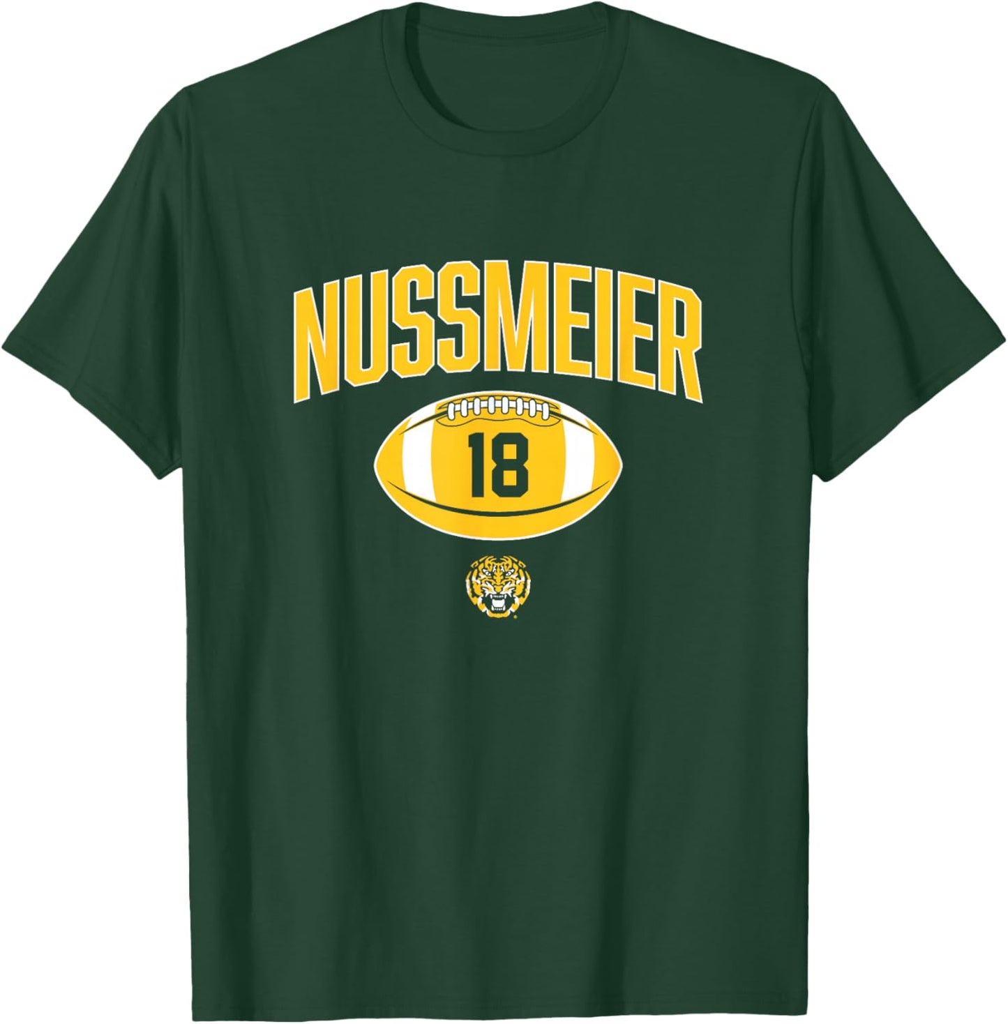 LSU Football: Garrett Nussmeier Player Vintage T-Shirt - T-Shirt | Forest