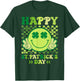 Happy St Patrick's Day Shamrock Saint Paddys Pattys Day T-Shirt - T-Shirt | Forest