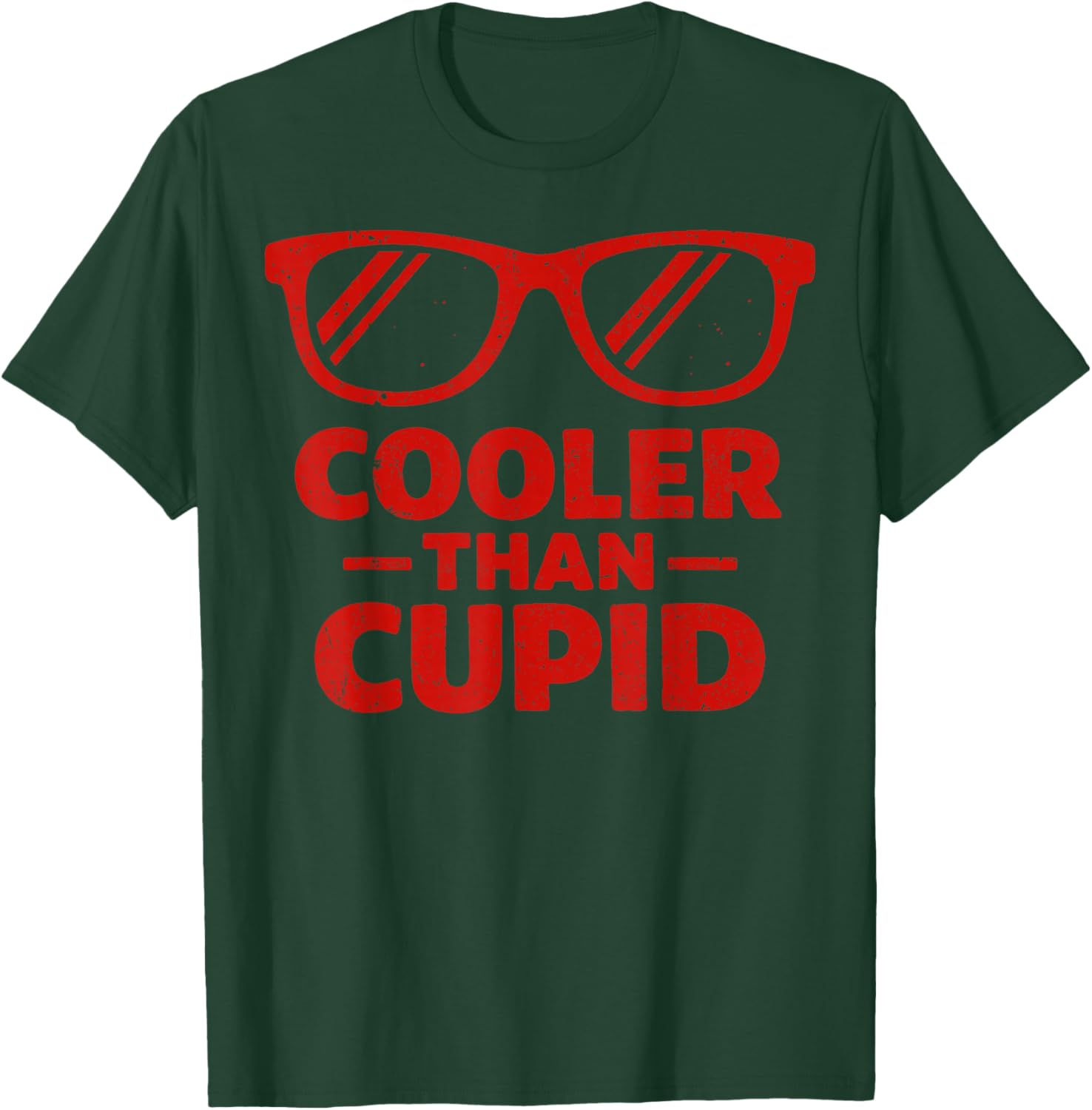 Cooler Than Cupid Cute Valentine’s Day Kids Teens T-Shirt - T-Shirt | Forest