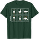 Funny Physics Pun Duck Quacks Meme Cute Goose Graphic T-Shirt - T-Shirt | Forest