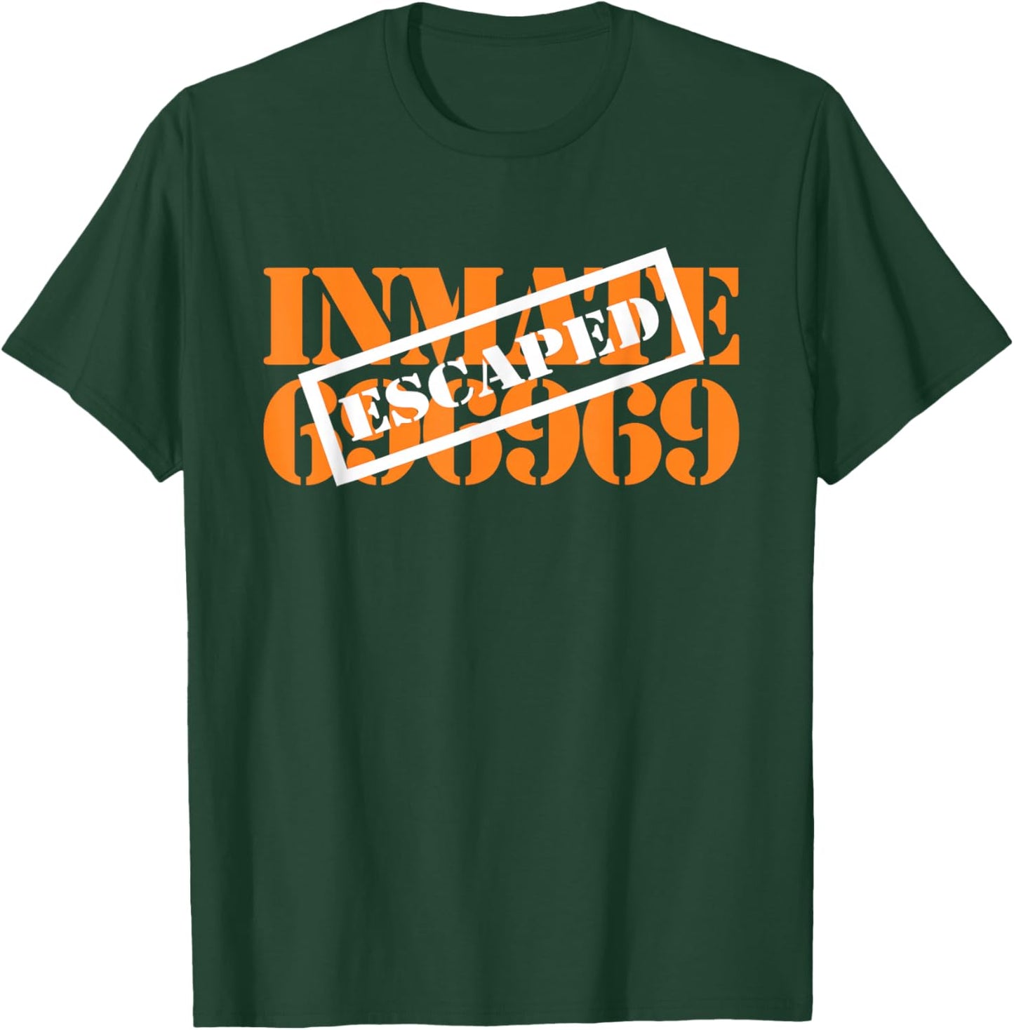 Orange State Prison Inmate County Jail Halloween Costume T-Shirt - T-Shirt | Forest