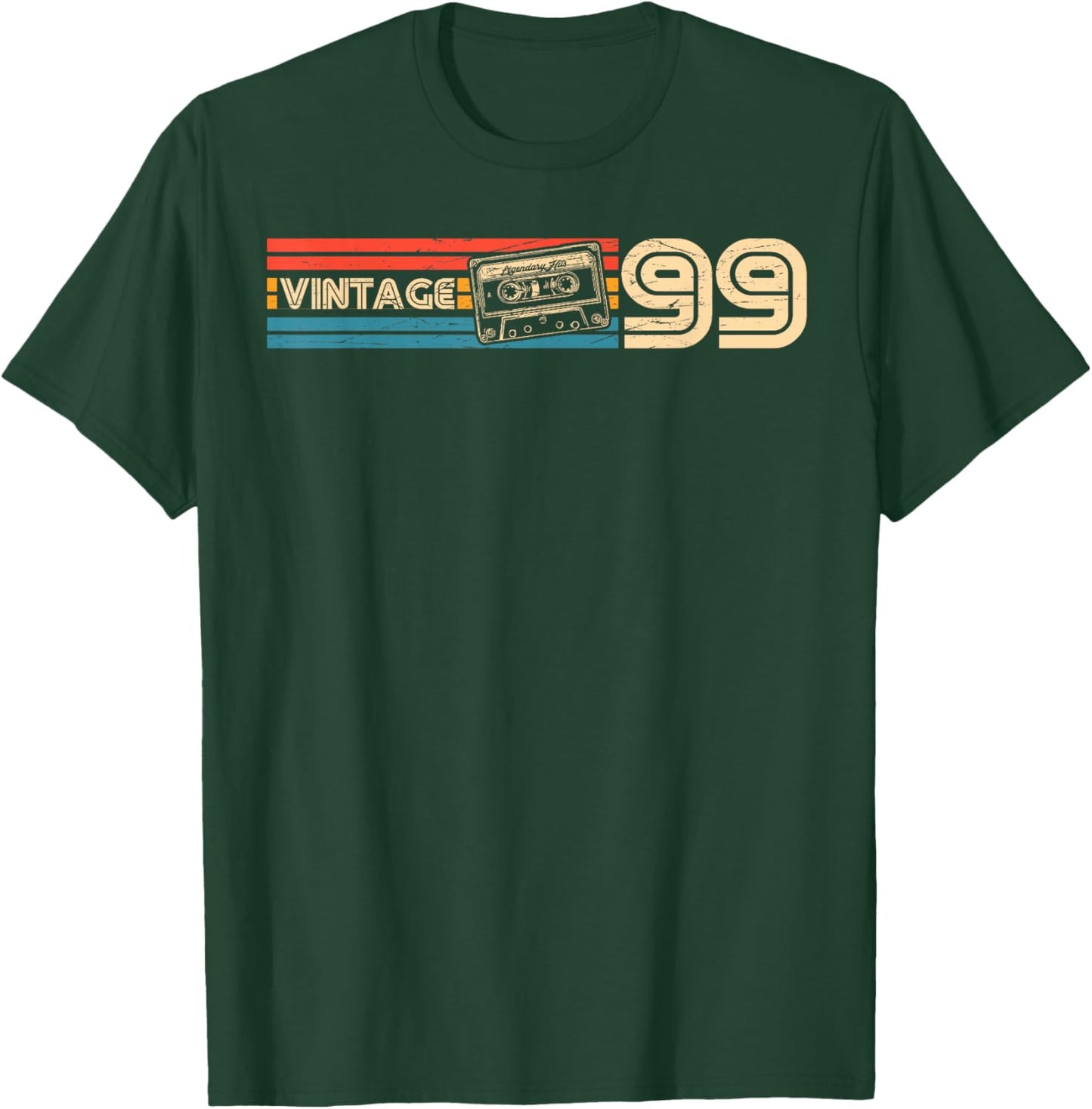 27th Birthday Retro Vintage 1999 Men Women T-Shirt - T-Shirt | Forest