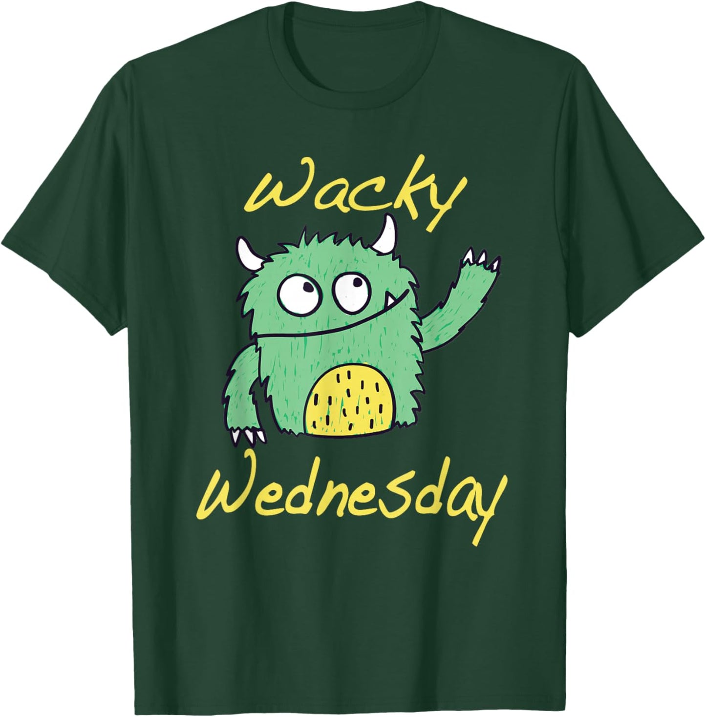 Wacky Wednesday Kids and Teachers | Mismatch Day Spirit Week T-Shirt - T-Shirt | Forest
