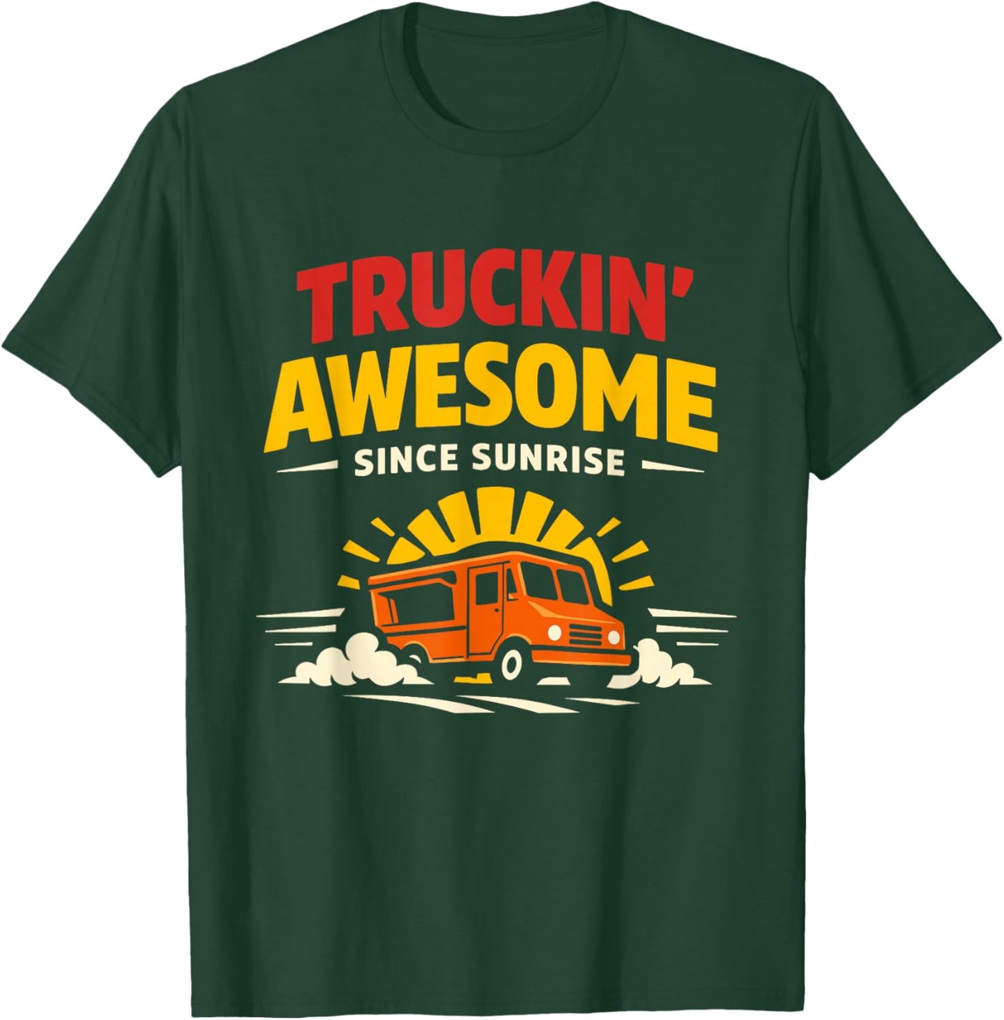 Food Truck Life Crew Mobile Kitchen Hustle Culture Urban T-Shirt - T-Shirt | Forest