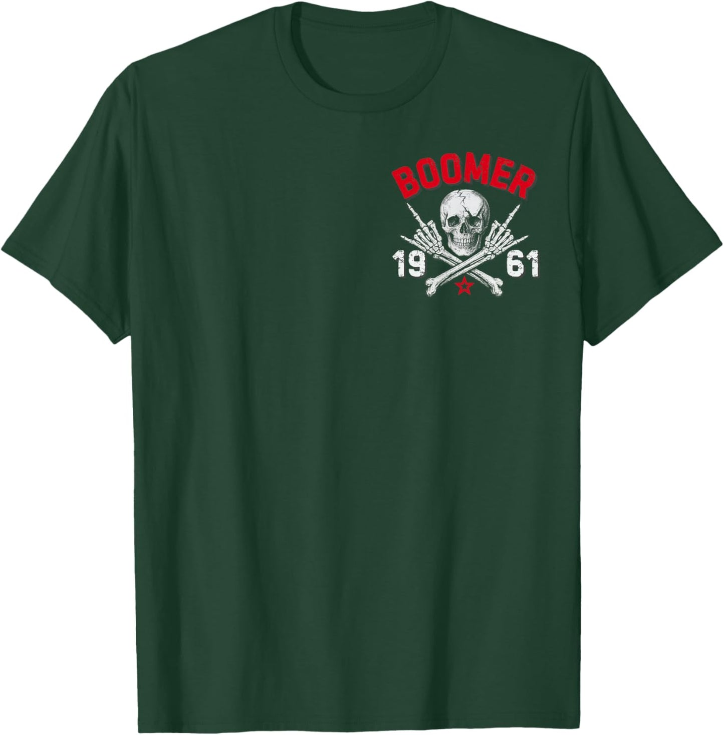 Boomer 1961 Before All You Sissie were Born Skull T-Shirt - T-Shirt | Forest
