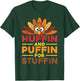 Turkey Trot Thanksgiving Run Huffin and Puffin for Stuffin T-Shirt - T-Shirt | Forest