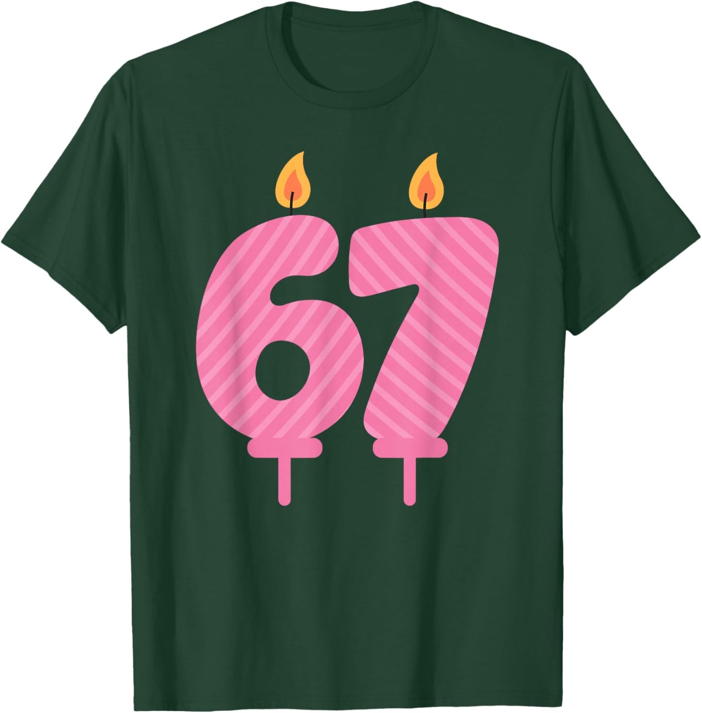 Funny Six Seven 6 7 Meme Birthday T-Shirt - T-Shirt | Forest