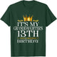 It's My Granddaughter's 13th Birthday Happy 13 Years Old T-Shirt - T-Shirt | Forest