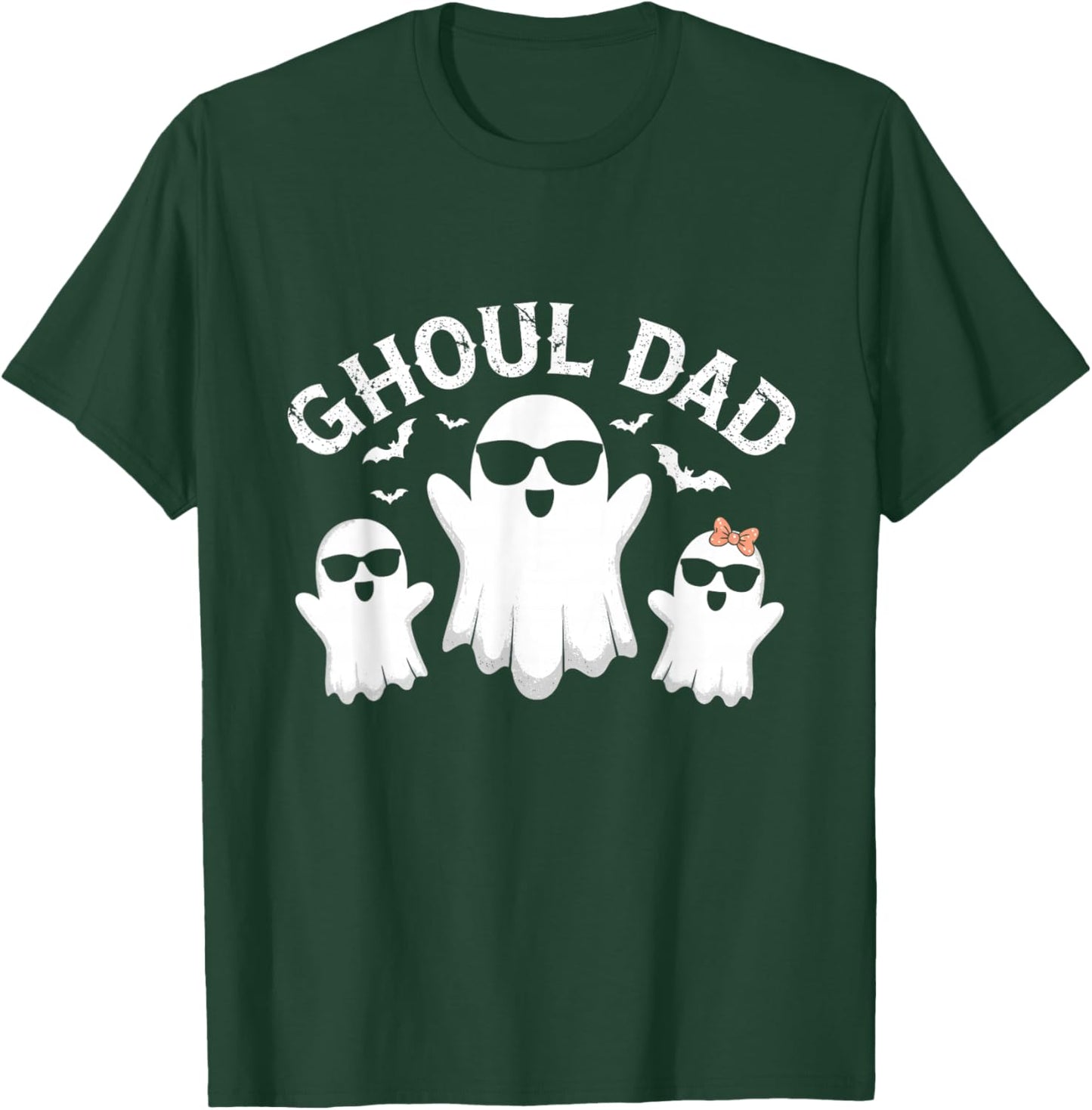 Ghoul Dad Vintage Daddy Ghost Funny Halloween T-Shirt - T-Shirt | Forest