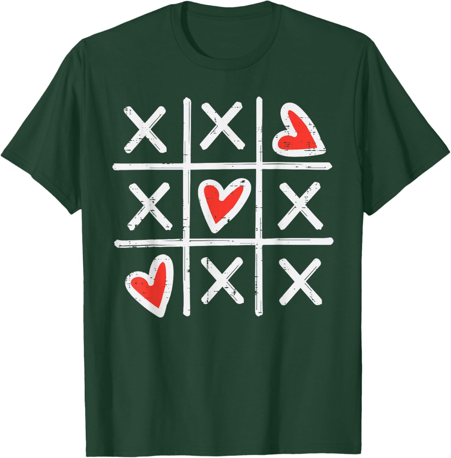 Valentines Day Game Hearts Xs Cute Women Girls Kids T-Shirt - T-Shirt | Forest